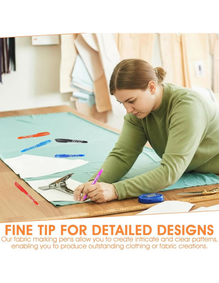12 Bolígrafos Borrables por Calor Hpmjz para Tela 0.5mm