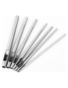 Cortador de Agujeros WUTA 7 Piezas 0.5-5mm para Cuero