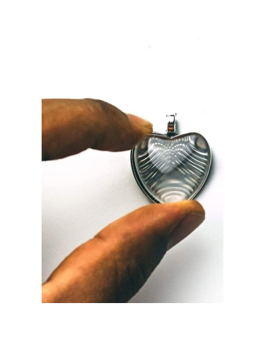 10 Bandejas Colgantes Corazón Aleación Dorada 25mm DIY Joyería