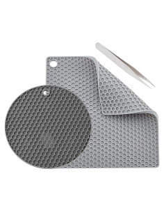 Tapetes de Silicona para Doming GORGECRAFT Redondos y Cuadrados