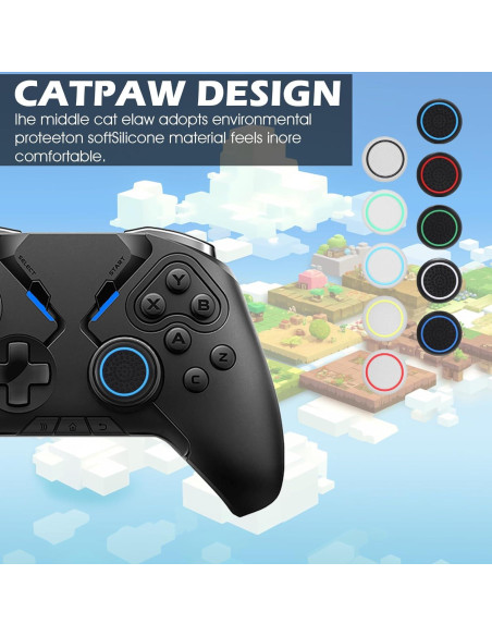 Agarraderas de Pulgar Wanmu para PS5/PS4 y Switch - 26 Piezas Agarraderas de Pulgar Wanmu para PS5/PS4 y Switch - 26 Piezas