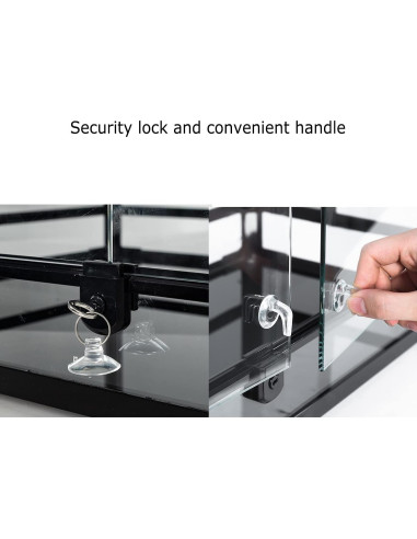 Terrario de Vidrio REPTI ZOO 35 Galones 91.44x45.72x30.48 cm