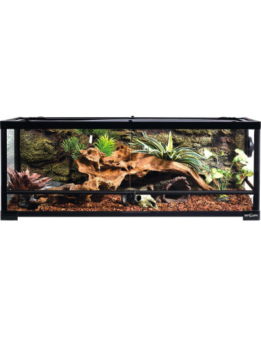 Terrario de Vidrio REPTI ZOO 35 Galones 91.44x45.72x30.48 cm