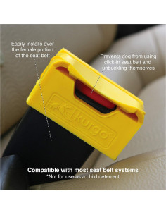 Correa de Seguridad para Perros Kurgo - Tether Ajustable para Cinturón 2