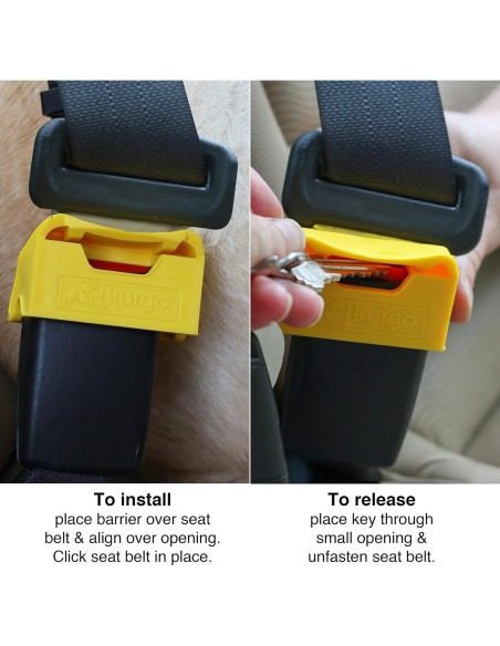 Correa de Seguridad para Perros Kurgo - Tether Ajustable para Cinturón