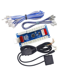 Controlador Arcade SJ@JX Kit DIY USB PS2 PC 0.20 kg