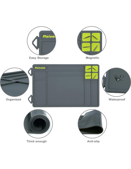 Mat de Limpieza Raiseek 40.6 x 24.9 cm Antideslizante