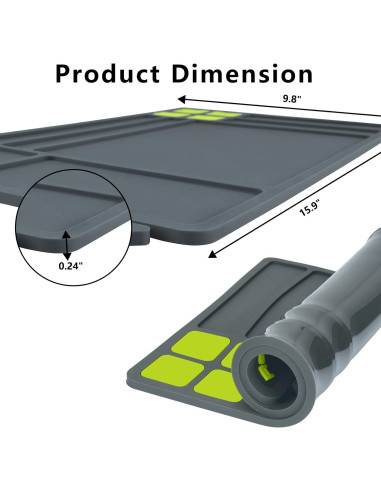 Mat de Limpieza Raiseek 40.6 x 24.9 cm Antideslizante