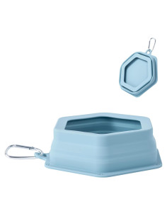 Cuenco de Viaje para Perros SLSON 700ml Plegable Sin Derrames