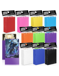 1000 Fundas para Cartas Trading TiopLior 66x91mm Multicolor