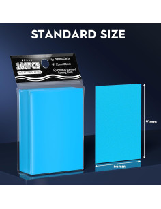 1000 Fundas para Cartas Trading TiopLior 66x91mm Multicolor 2