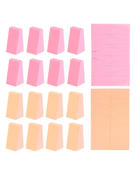 Esponja de Maquillaje HOYOLS en Cuña - 48 Piezas Sin Láttex