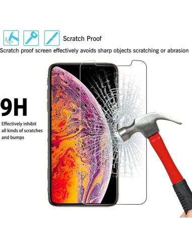 Funda TPU Silicona Negra para Meizu 22 + 2 Protectores Vidrio