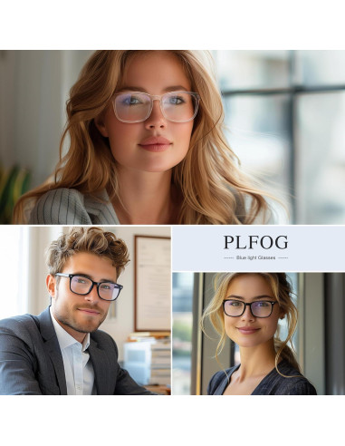 Gafas de Luz Azul PLFOG Unisex NQ-8068 Anti Fatiga Visual