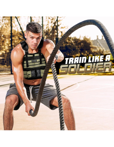 Chaleco Táctico Ajustable INFIDEZ con Pesas 5.4 a 14 kg