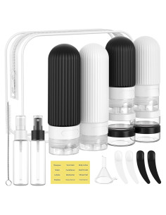 Botellas de Viaje ME.FAN 18 Pack Silicona Aprobadas TSA