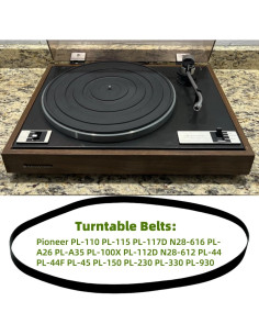 Correa de Reemplazo para Tocadiscos Sam&Johnny - Compatible con Pioneer 2