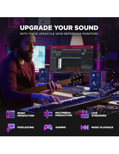 M-AUDIO BX3 Monitores de Estudio 120W 3.5" Altavoces PC 2