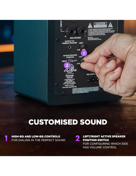 M-AUDIO BX3 Monitores de Estudio 120W 3.5" Altavoces PC