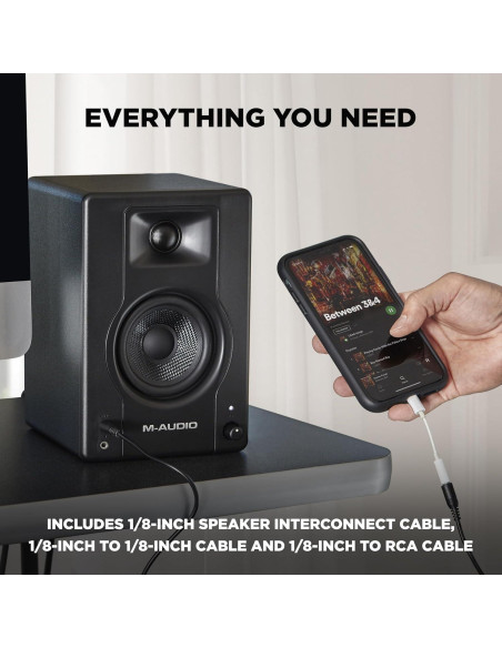 M-AUDIO BX3 Monitores de Estudio 120W 3.5" Altavoces PC