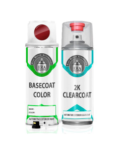 Pintura Automotriz Spray ERA - Rojo Sangría Metálico 2K 680ml