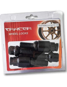 Juego de pernos de bloqueo de rueda TRACER M14 x 1.5 27mm Negro 2
