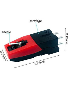 Paquete de 2 Cartuchos de Reemplazo para Tocadiscos ACKLLR 2