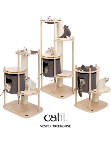 Catit Vesper Casa del Árbol para Gatos Grande 72x57.5x163cm