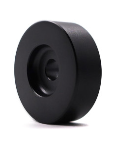 Adaptador de disco 45 RPM MayRecords Aluminio Negro 7"