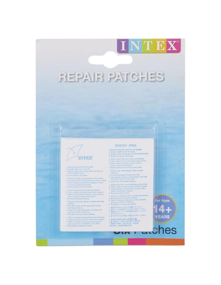Parche de Reparación Intex 59631NP para Inflables - 6 Unidades