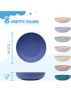 8 Platos para Gatos de Paja de Trigo - Antifatiga Bigotes 2