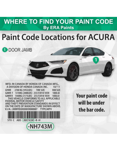 Pintura Automotriz Spray ERA R525P Rojo Tango 2K 709.76 ml