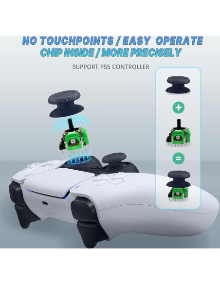 Joystick Analógico 3D Intec para PS4/PS5 - Juego de 4