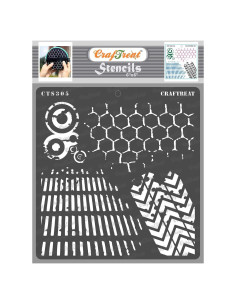 Plantilla reutilizable CrafTreat 6x6" para arte y manualidades