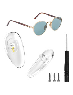 Almohadillas Nasales Atornillables PRADA Oro con Tornillos