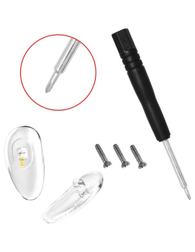 Almohadillas Nasales Atornillables PRADA Oro con Tornillos