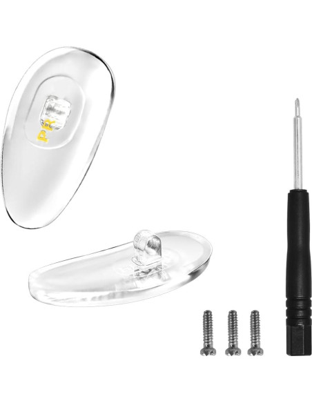 Almohadillas Nasales Atornillables PRADA Oro con Tornillos