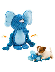 Juguete de Perro PandySarp Elefante de Cuerda Algodón 15cm