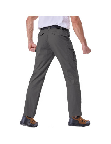 Pantalones Tácticos CARWORNIC Hombre Ripstop 30W x 76L 11 Bolsillos