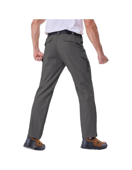 Pantalones Tácticos CARWORNIC Hombre Ripstop 30W x 76L 11 Bolsillos