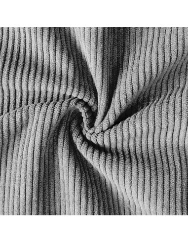 Sudadera de Pana para Hombre con Cuello Mock y Parches