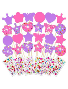 Kit de Varitas de Hada Juexica 24 Piezas Madera DIY