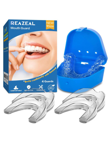 Protector Bucal Moldeable Reazeal para Bruxismo - 4 Unidades