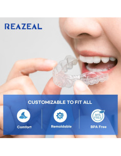 Protector Bucal Moldeable Reazeal para Bruxismo - 4 Unidades 2