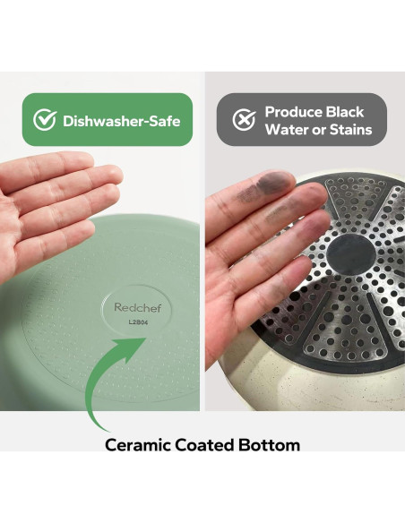 Juego de Ollas y Sartenes Cerámicas Redchef Antiadherentes