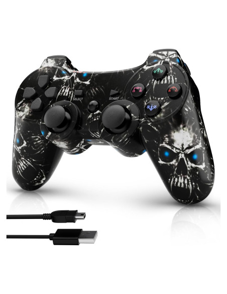 Controlador ISHAKO Inalámbrico PS3/PC - Doble Vibración 6 Ejes