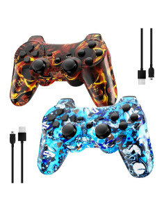 Controlador Kujian Inalámbrico PS3 Vibración Dual 6 Ejes