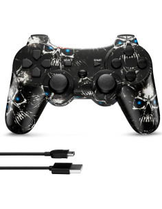 Controlador ISHAKO Inalámbrico PS3/PC - Doble Vibración 6 Ejes 2
