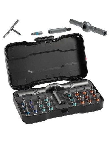 Juego de destornillador de trinquete magnético 24 en 1 Genérico