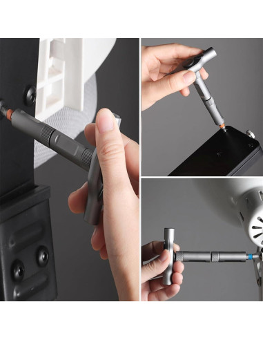 Juego de destornillador de trinquete magnético 24 en 1 Genérico